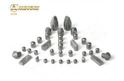 China Widia Cemented Tungsten Carbide Tips Polishing Surface For Button Rock Drill Bit supplier