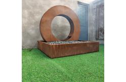 China Outdoor Antirust Corten Steel Water Feature Customization Available supplier