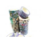 Decorative Gold Foil Printing Patterned Washi Tape for sale