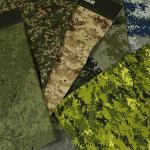 Camo Rip Stop Fabric Solid Dyed Colorfastness To Wash 4 Abrasion Resistant for sale