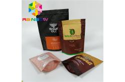 China Heat Seal Food Plastic Pouches Packaging Resealable Coffee Bags Customized Size supplier