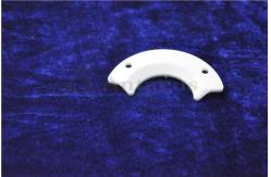 China Low Thermal Conductivity 99 Al2O3 Ceramic Components For Power Lines supplier