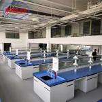 Rustproof Modular Island Benches In Laboratory Multipurpose Steel Material