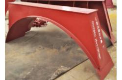 China 3350N F Shaped Dust Embedding Pipe Saddle Support Dn4000mm supplier