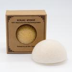 7*3.5cm White Black Green Purple Facial Konjac Sponge Removes Makeup for sale