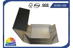 China Custom Rectangle Printed Paper Storage Boxes For Shoes Or Garment supplier
