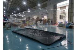 China Transparent PVC Dustproof Inflatable Car Garage Tent supplier