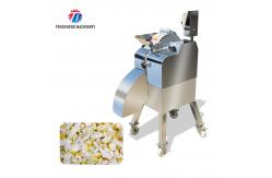China 3D Rotary Cutter Commercial Carrot Slicer Machine Auto Adjustment Silver 304 SS supplier