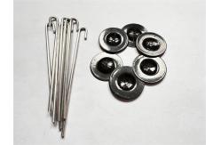 China Aluminum 29mm Self Locking Washer Solar Panel Bird Proofing Clips supplier