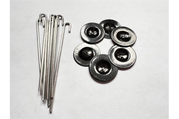 Aluminum 29mm Self Locking Washer Solar Panel Bird Proofing Clips
