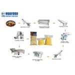 SUS304 Fruit And Vegetable Processing Line Sweet Potato Washing Peeling Cutting Machine for sale