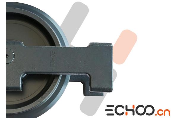 Abrasion Resistance PC20 Mini Excavator Front Idler With Single Flanges