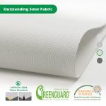 Sunshade Perspective Roller Blinds Screen Fabric Solar Sunscreen Roller Blind Sunscreen Fabric for sale