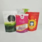 3.5g Edible Food Packaging Bag Mylar Stand Up Pouches With Zipper Window for sale