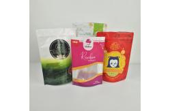 China 3.5g Edible Food Packaging Bag Mylar Stand Up Pouches With Zipper Window supplier