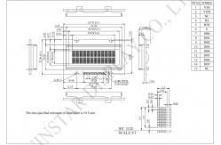 China 1.6'' 12*2 Character Monochrome OLED LCD Module Winstar Replace supplier