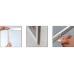 Wall Hanging Squared ABS 32mm Lockable Poster Case