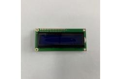 China STN Blue Transmissive 1602B Character LCD Module with LED Blacklight supplier