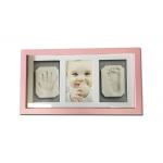 Pink Baby Clay Frame Air Dry Light Clay Life Memory Shower Gift Without Cracking for sale