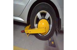 China Weather Resistant Passenger Car Wheel Clamps Lock With Adjustable Unique Keys supplier