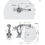 CP130L Kawasaki Robot Arm Automation Use For Palletizer Consumer Goods