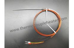 China Hot Runner Temperature Sensor Thermocouple With Probe Diameter 1.0/1.5mm supplier