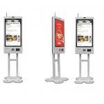 Wall Mounted Supermarket Self Checkout Kiosk with Fast QR Scanning / Ticket Printing for sale