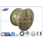 8*19S Elevator Wire Rope Ungalvanized Surface With Fiber Core , ISO CE Listed for sale