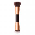 152cm Length ISO9001 Double Headed Makeup Brush Gold Handle Synthetic for sale