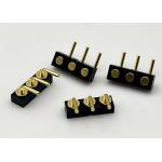 3p 2.54mm Spring Loaded Female Ball Plunger Magnetic Pogo Pin Connector for sale