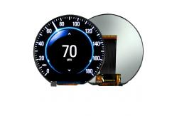 China 2 Wheeler Automotive TFT LCD 3.6 Inch 544x506 RGB Circular Display supplier