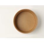 25 Oz Personalized Disposable Salad Paper Bowls With Lids Oil Resistance For Hotel for sale
