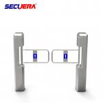 Access Control System Price WithTempered Glass Full Height Sliding face recognition Turnstile