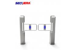 China Access Control System Price WithTempered Glass Full Height Sliding face recognition Turnstile supplier