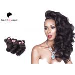 Curly Natural 7A European Virgin Hair , 10 inch - 30 inch Lady Hair Extensions for sale