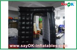 China Black Portable Digital Inflatable Photo Booth Kiosk Tent Waterproof supplier