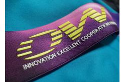 China Custom Logo and Non-slip Silicone Elastic Tape for Garment Coat Jacket supplier