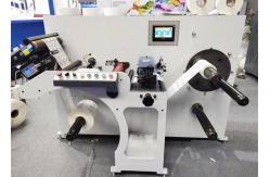 China Automatic High Paper Speed Lable Slitting Cutting And Rewinding Machine supplier