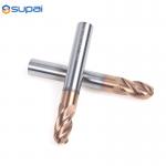 4 Flute Carbide Ball Nose End Mill Tisin Coating For Stainless Steel for sale