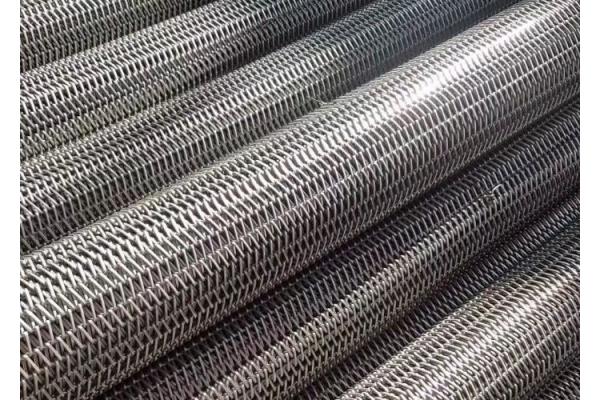 Glass Cooling Oven Balanced Weave Conveyor Wire Mesh Belt