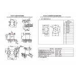 BPQ2007 PQ2020 Vertical (6+8)PIN Distribution Transformer For Power for sale