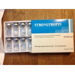 Strongtropin 10iu HG 2ml Vial Box With Leaflet Printing
