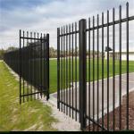 Anti Rust Custom Galvanized Picket Steel Fence Panel W Type For Farm And Garden for sale