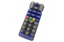 China TV Remote Control 20 to 80 Shore A Custom Silicone Rubber Keypads supplier