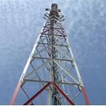Self Erecting Triangular Lattice Transmission Angle Steel Tower Strong Pressure Hot Dip Galvanizing