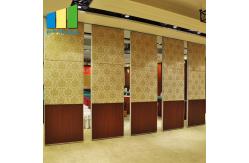 China Sliding Acoustic Movable Partition Walls / Commercial Folding Mobile Partition Wall supplier