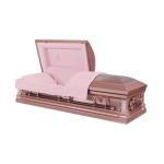 Stainless Steel Casket MC05 18 Gauge With Natural Brushed Silver Finish for sale
