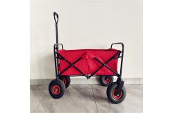 China Customizable Logo Folding Wagon Cart Heavy Duty 80kg Load Capacity supplier