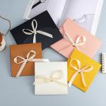 Multicolor Pearlescent Paper Scarf Box Square Scarf Packing Box Customization for sale