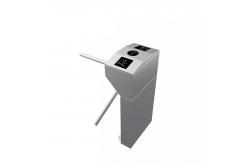 China Dustproof Semi Auto Drop Arm Turnstile Security SS304 ESD Three Arm Turnstile Gate supplier